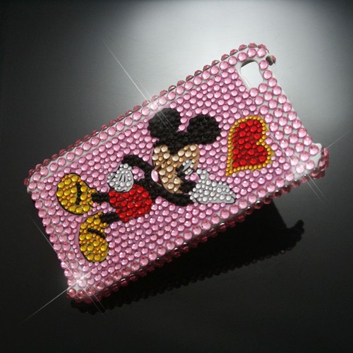 Custodia cuore strass - , rigida